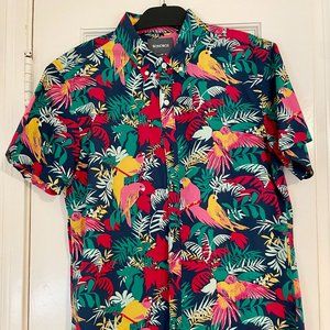 Bonobos Men's Short-sleeve Button Down Shirt - Size Large - Slim Fita